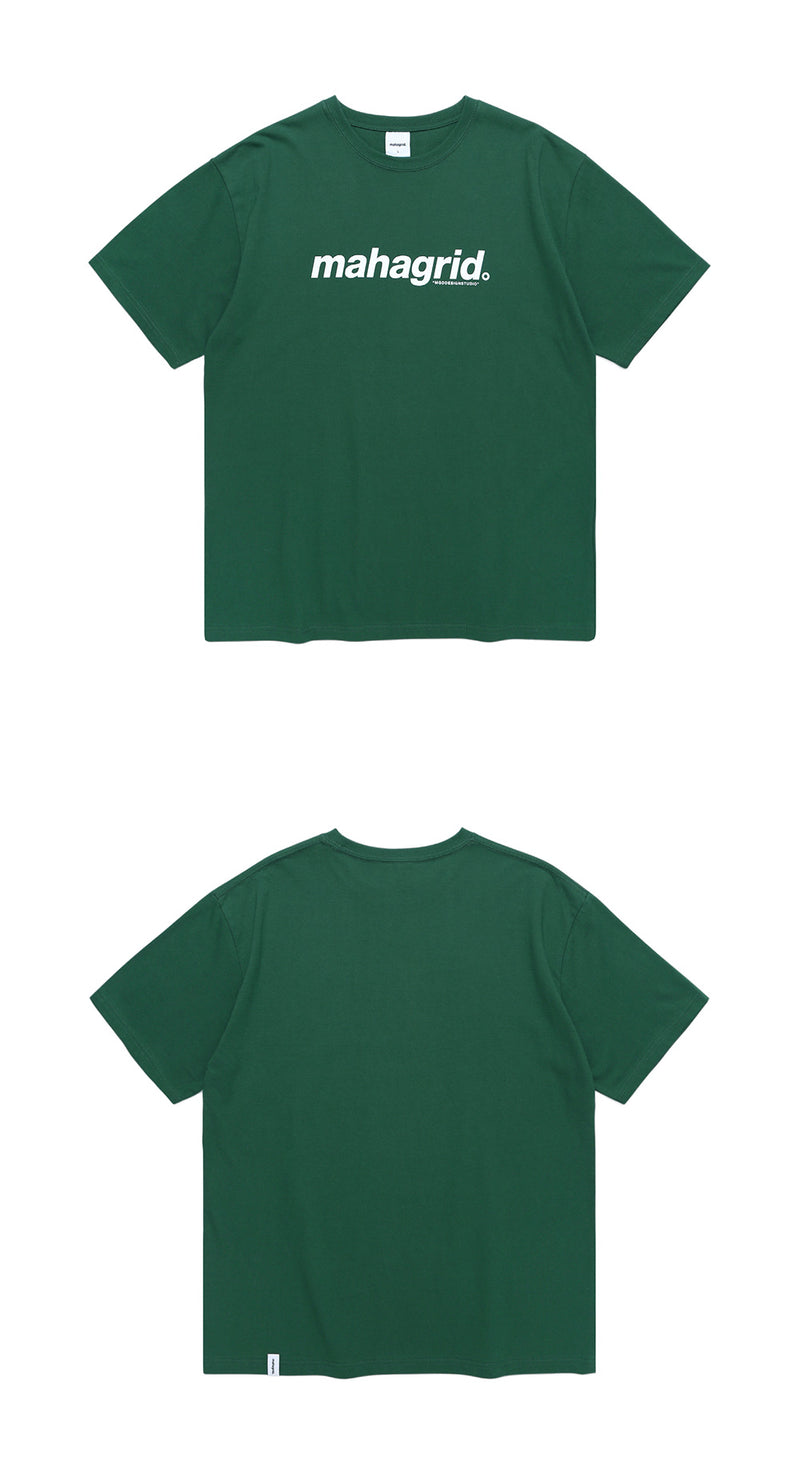 mahagrid (マハグリッド)  BASIC LOGO TEE [GREEN]