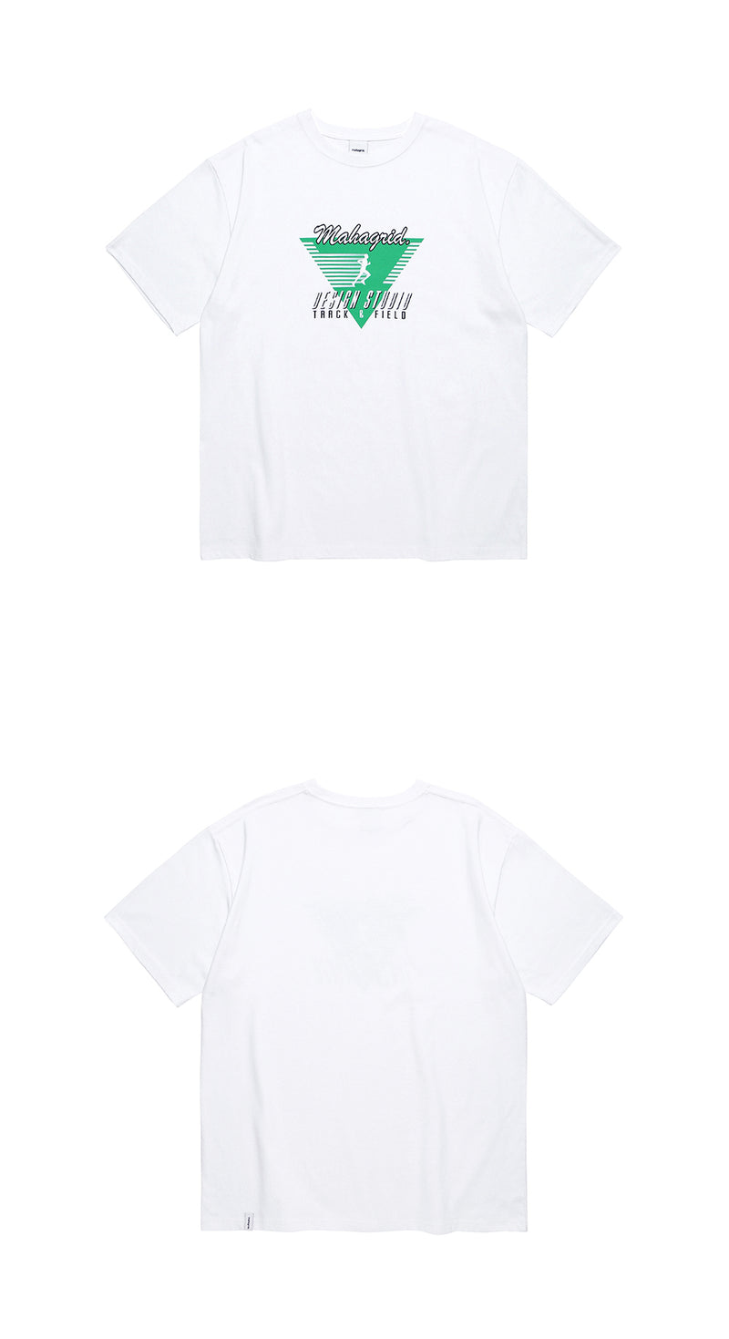mahagrid (マハグリッド)  TRACK AND FIELD TEE [WHITE]