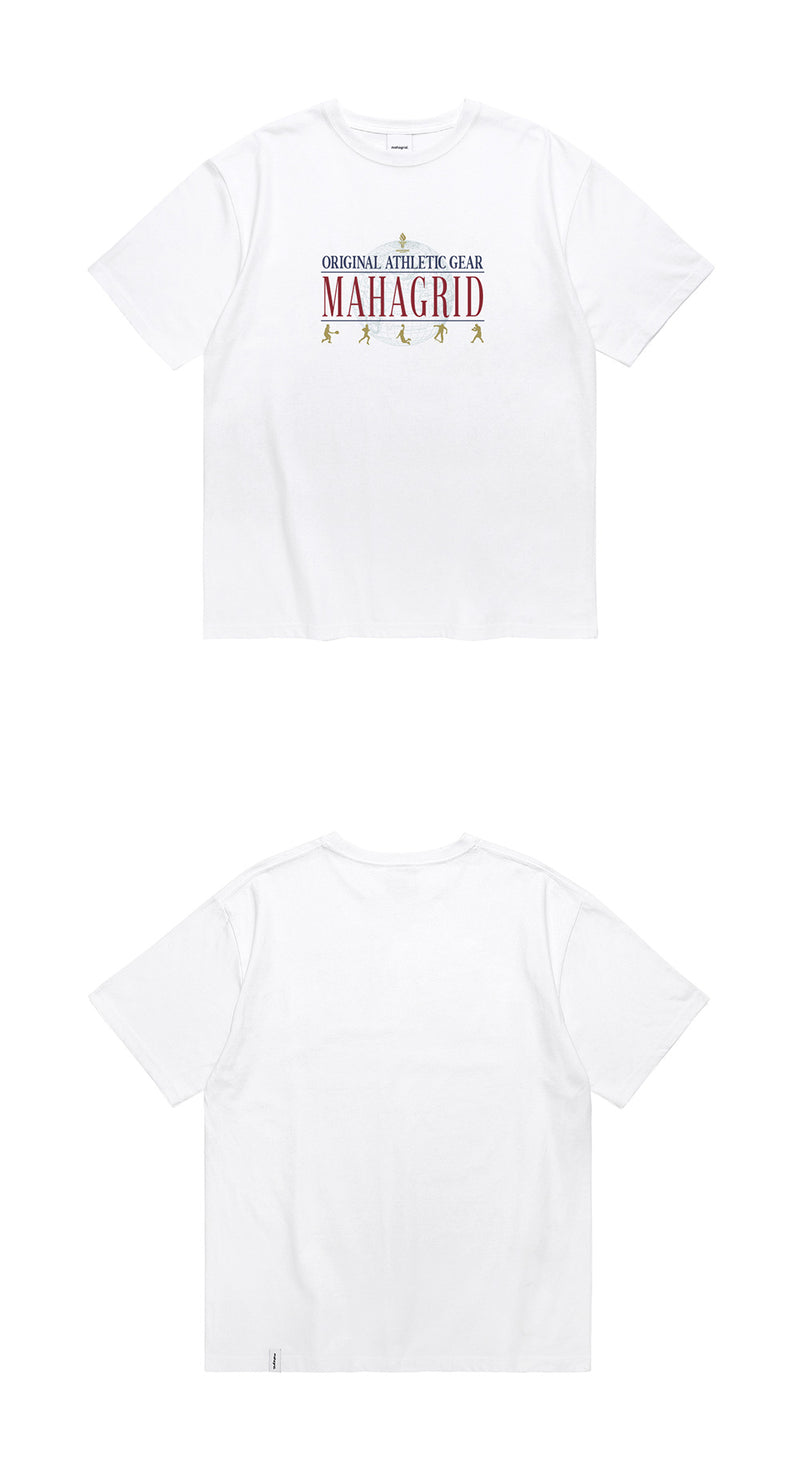 mahagrid (マハグリッド)  ATHLETIC GEAR TEE [WHITE]