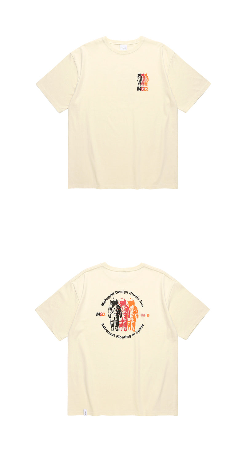 mahagrid (マハグリッド)  ASTRONAUT TEE [CREAM]