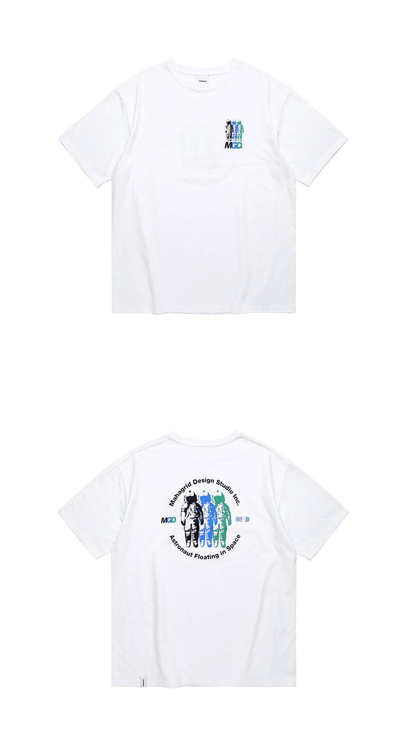 mahagrid (マハグリッド)  ASTRONAUT TEE [WHITE]