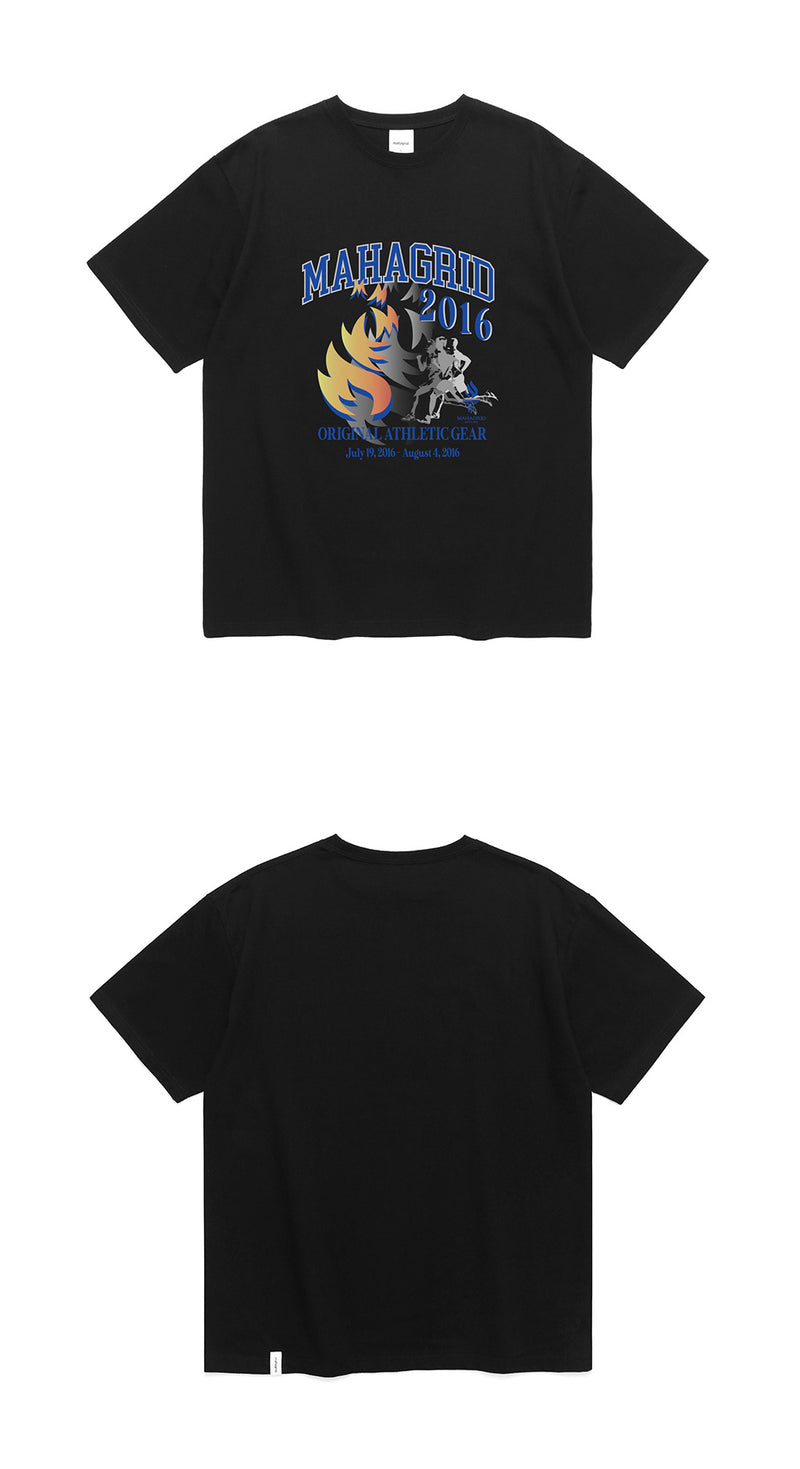 mahagrid (マハグリッド)  2016 SOUVENIR TEE [BLACK]