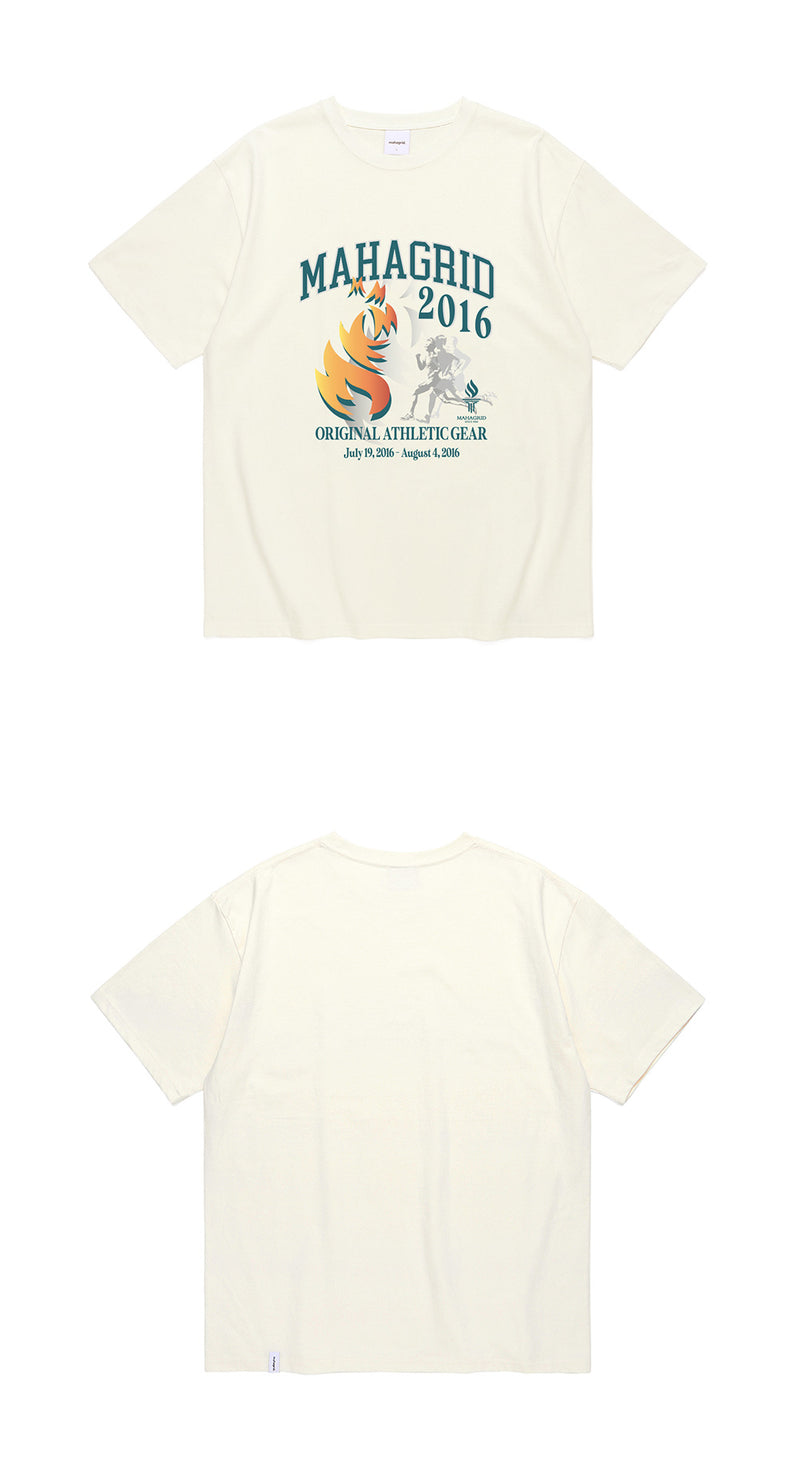 mahagrid (マハグリッド)  2016 SOUVENIR TEE [CREAM]