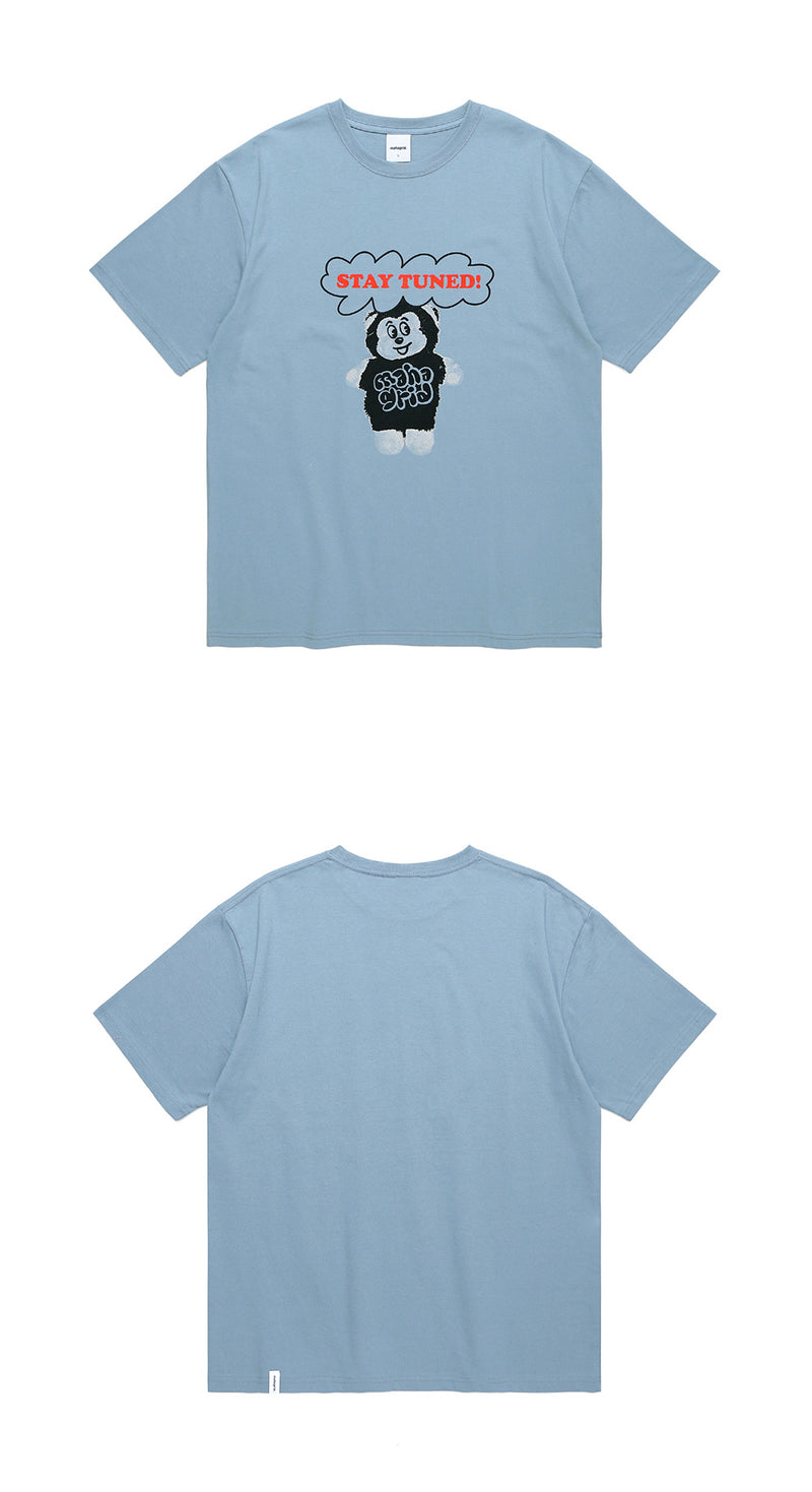 mahagrid (マハグリッド)  MONKEY BUSINESS TEE [LIGHT BLUE]