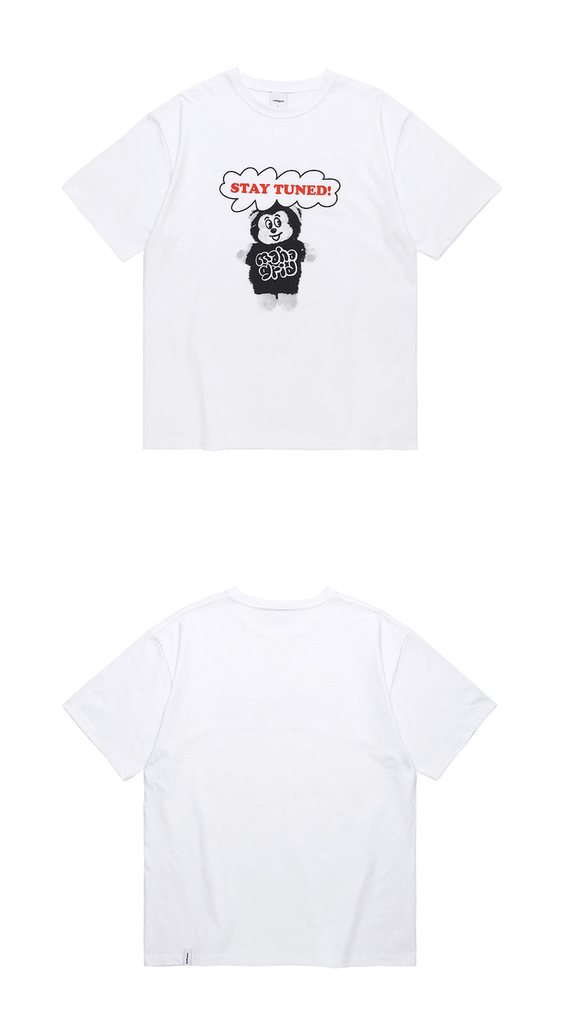 mahagrid (マハグリッド)  MONKEY BUSINESS TEE [WHITE]