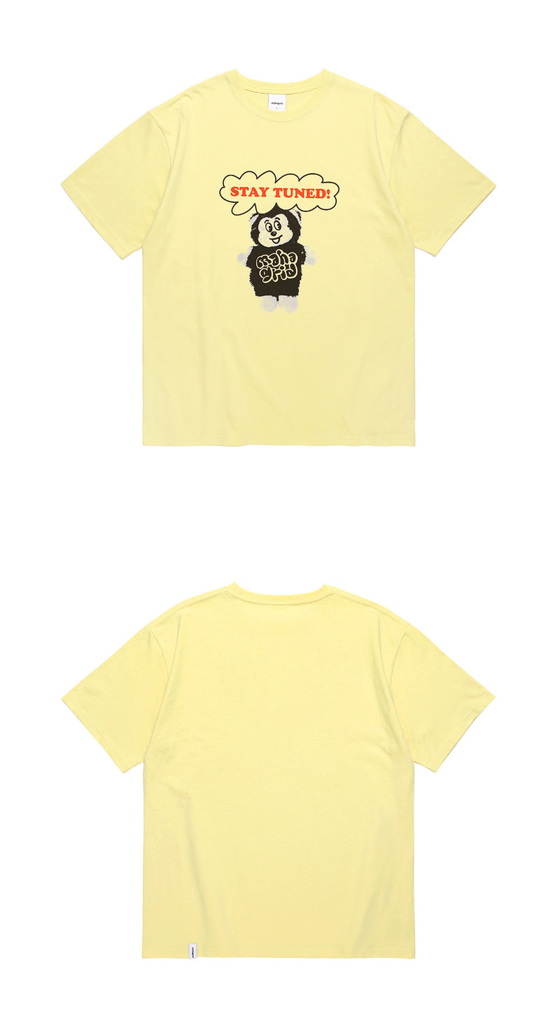 mahagrid (マハグリッド)  MONKEY BUSINESS TEE [YELLOW]