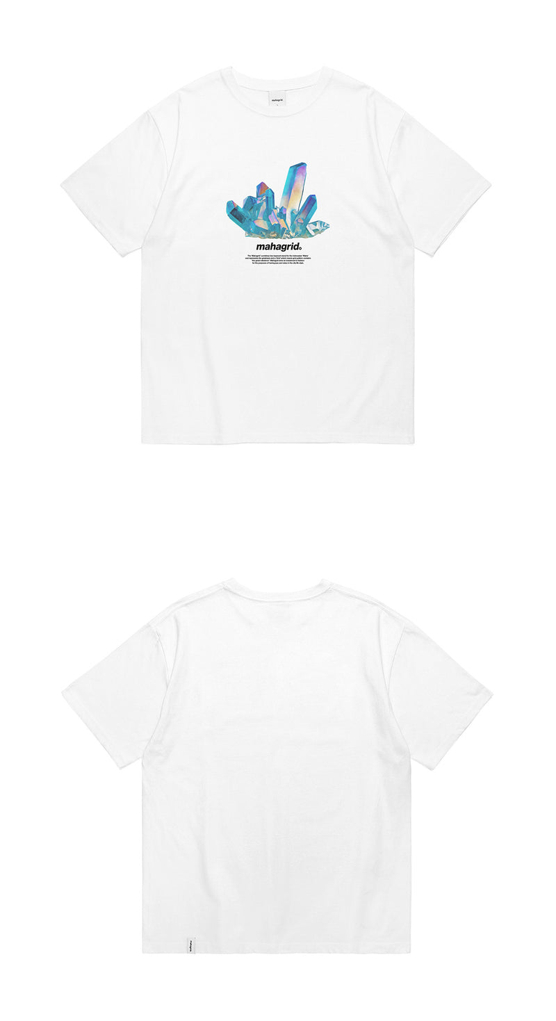 mahagrid (マハグリッド) CRYSTAL TEE [WHITE]
