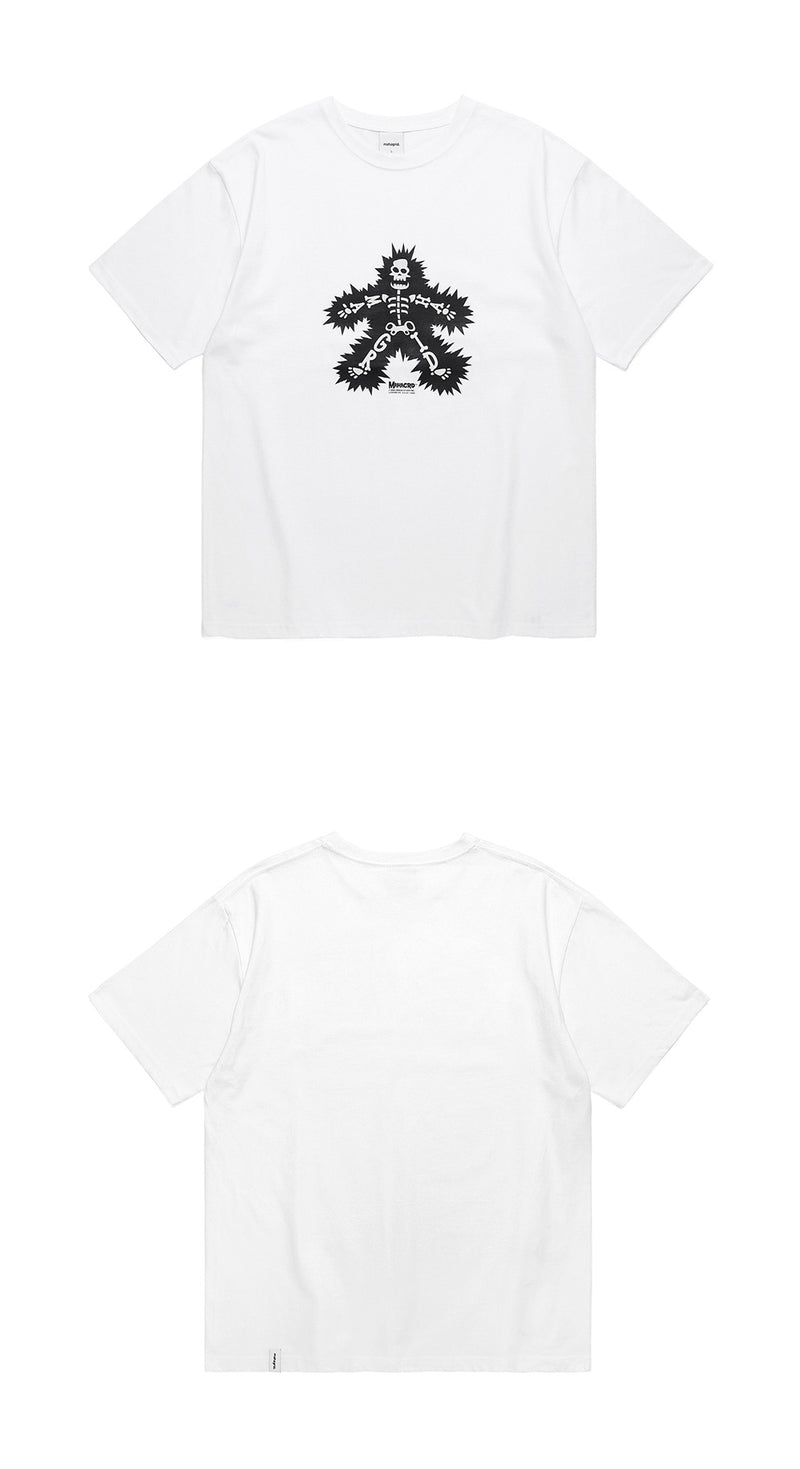 mahagrid (マハグリッド) SKELETON TEE [WHITE]