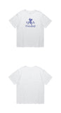 mahagrid (マハグリッド) ANGEL CROSS STITCH TEE [LIGHT GREY]