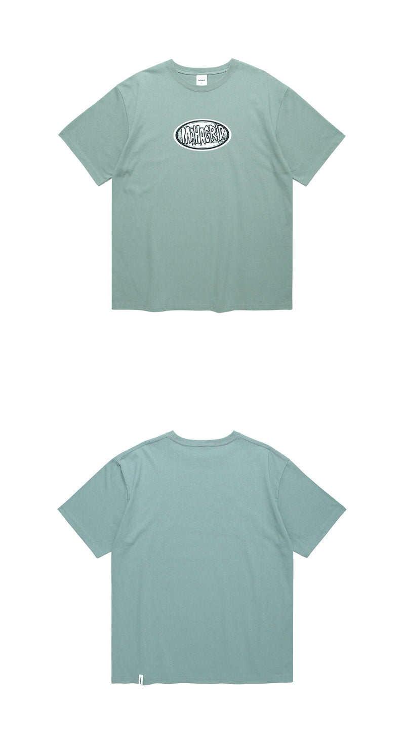 mahagrid (マハグリッド) AWESOME OVAL TEE [MINT]