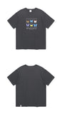 mahagrid (マハグリッド) BUTTERFLIES TEE [CHARCOAL]