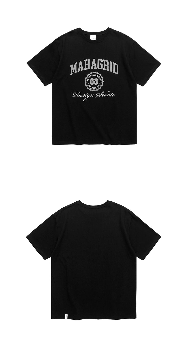 mahagrid (マハグリッド)  AUTHENTIC LOGO TEE [BLACK]