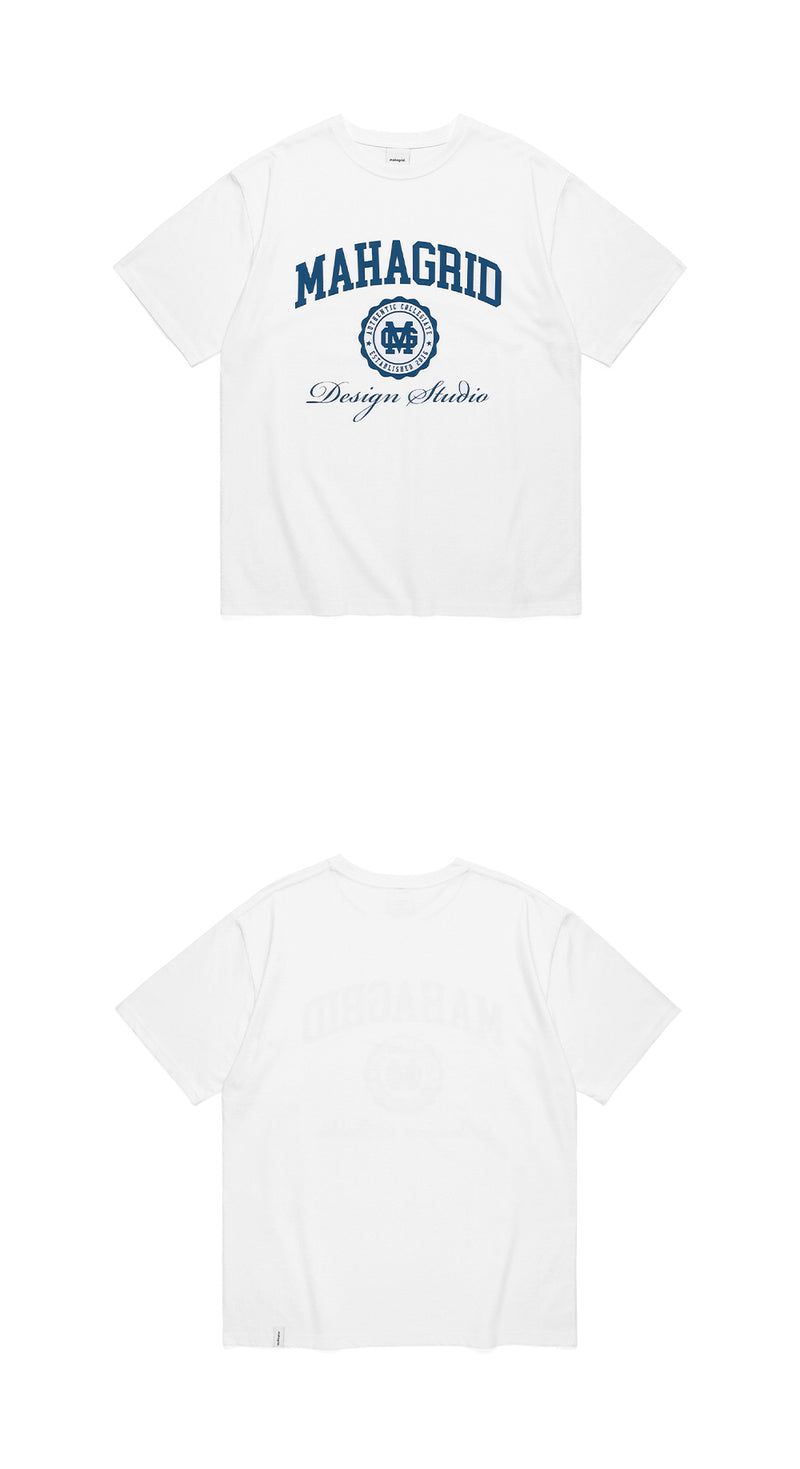 mahagrid (マハグリッド)  AUTHENTIC LOGO TEE [WHITE]