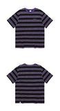 mahagrid (マハグリッド) ROPE LOGO STRIPED TEE [BLACK]