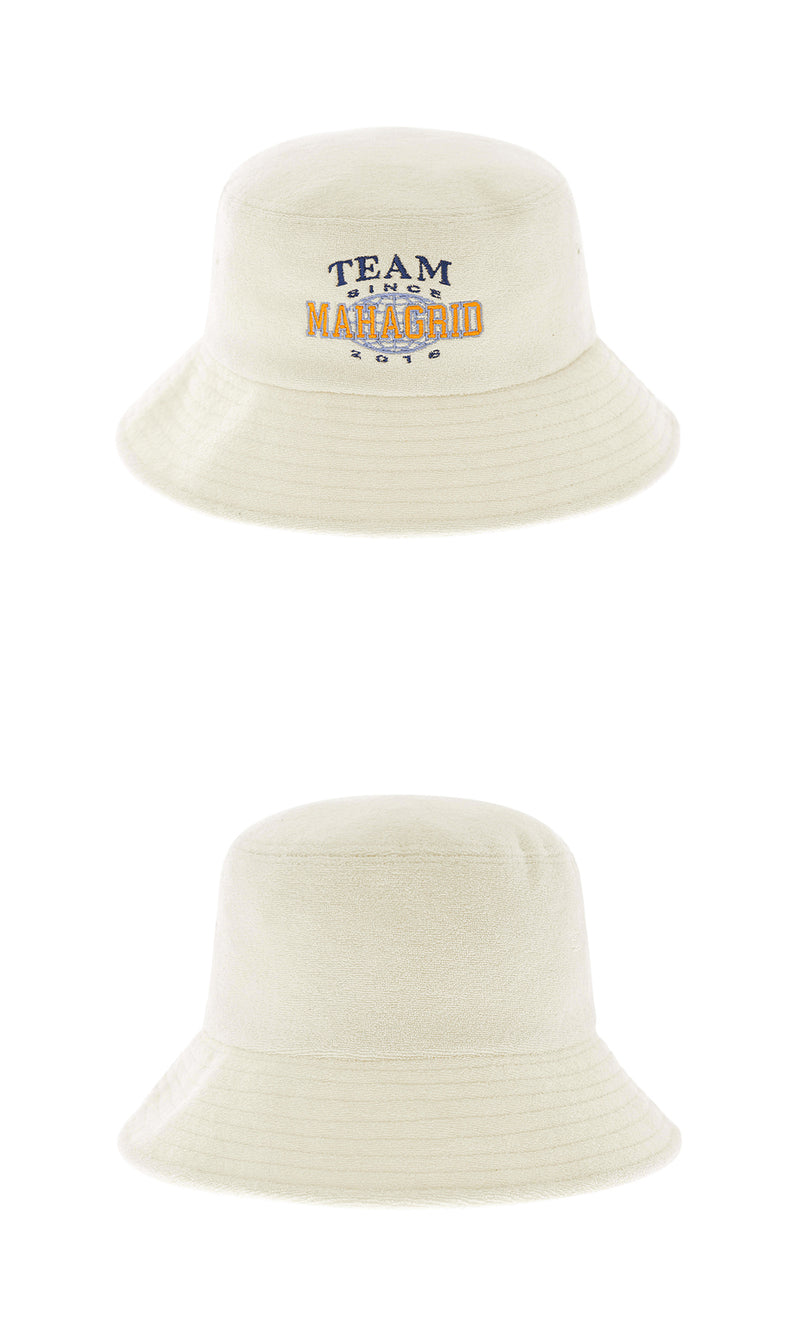 mahagrid (マハグリッド) ALL STAR TERRY BUCKET HAT [CREAM]