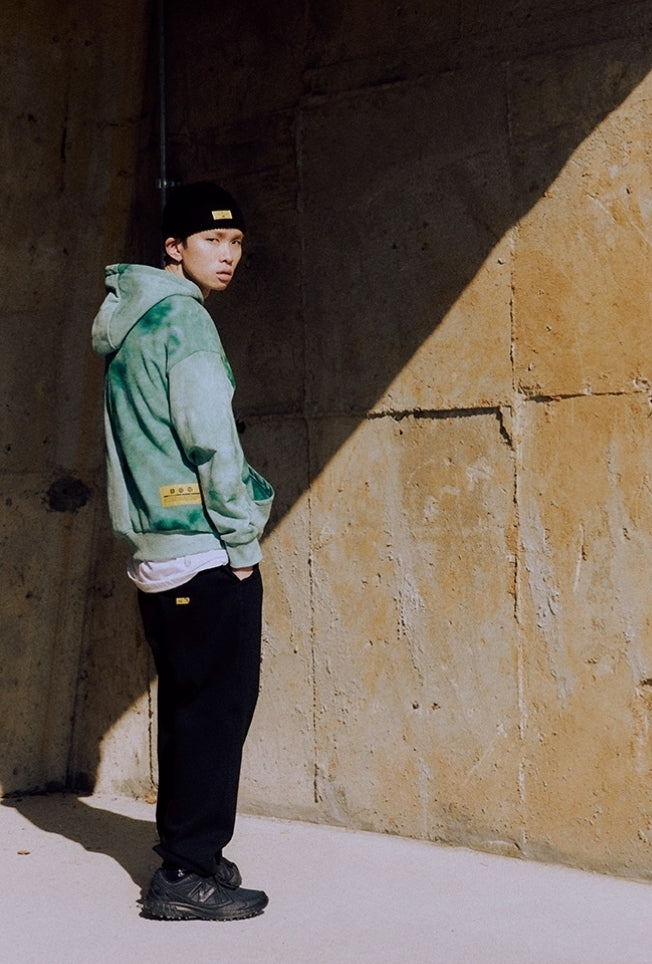 オベルー(OVERR) ESSAY.5 OVR WAPPEN GREEN HOODIE