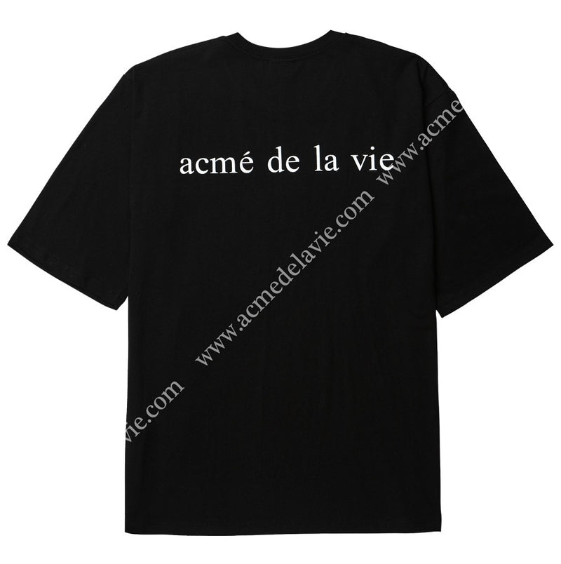 アクメドラビ(acme' de la vie) ADLV BABY FACE SHORT SLEEVE T-SHIRT BLACK GIFT
