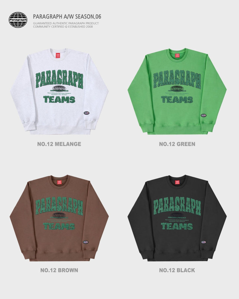 Paragraph ( パラグラフ )  BUBBLE SWEATSHIRT No.12