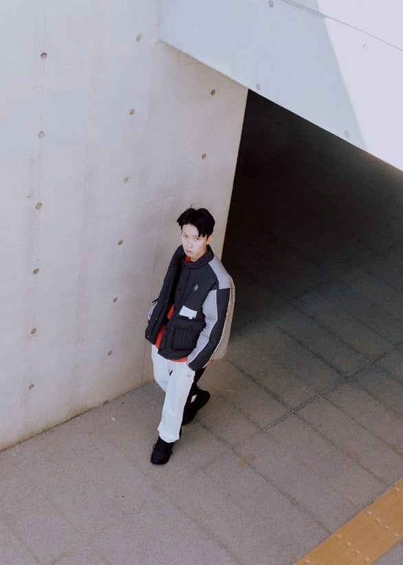 オベルー(OVERR) ESSAY.5 STRIPE QUILTING JACKET