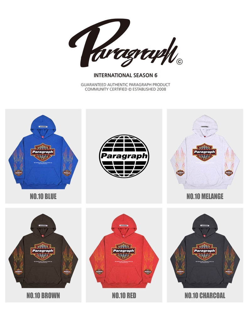 Paragraph ( パラグラフ )  21FW MOTORBIKE HOODIE No.10