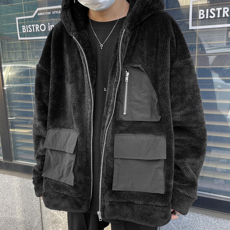 ランベルシオ(LANG VERSIO) 328  3Pocket Fleece Hooded Zip-Up