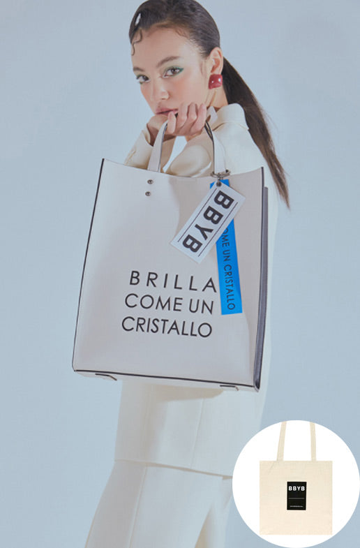 BBYB(ビービーワイビー) MARCE Unisex Tote Bag (Cloud Cream)