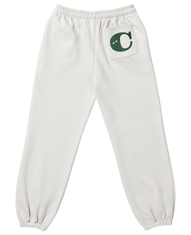 CHUNKY (チャンキー) KNEE STAR SWEAT PANTS_cream