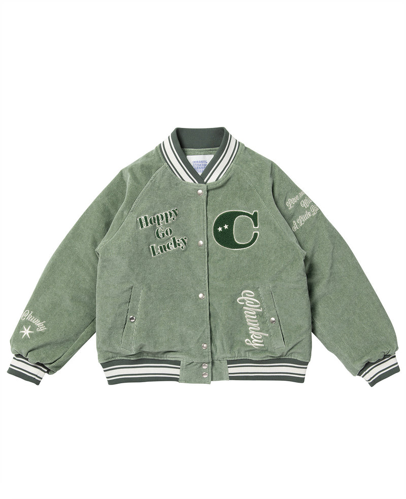 CHUNKY (チャンキー) LUCKY CORDUROY STADIUM JACKET_green