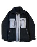 トレンディウビ(Trendywoobi) oversize fleece jacket Black