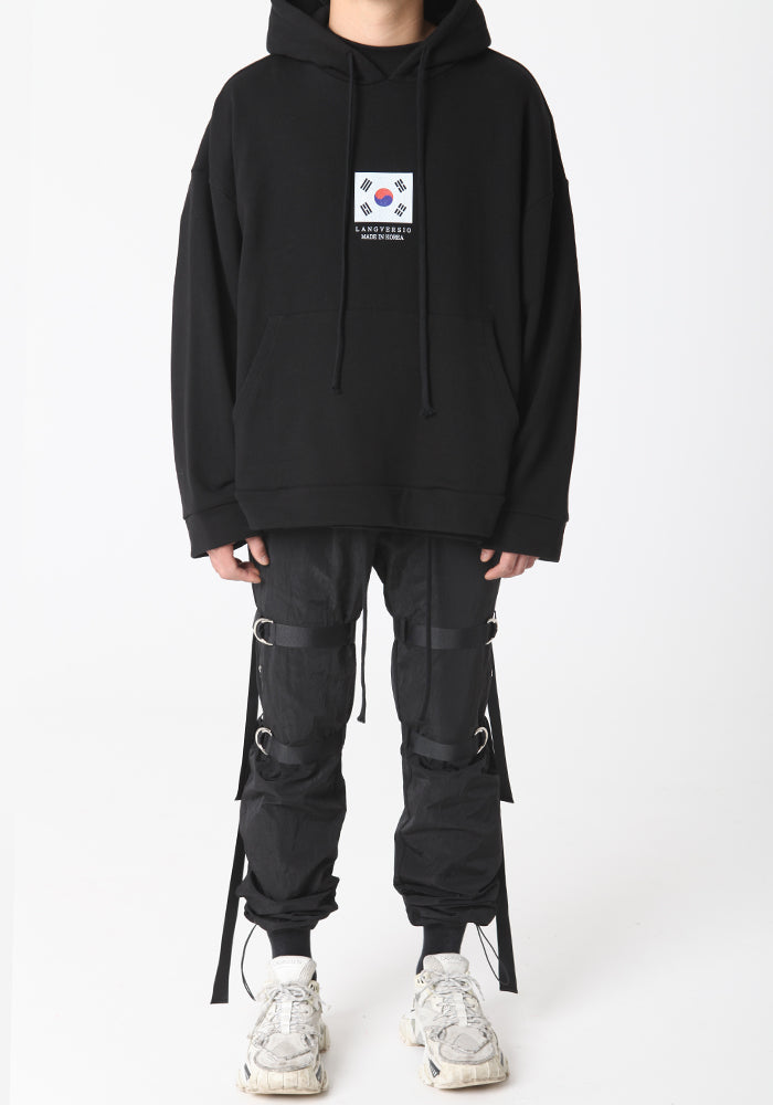 ランベルシオ(LANG VERSIO) 256 Taegeukgi print hoodie
